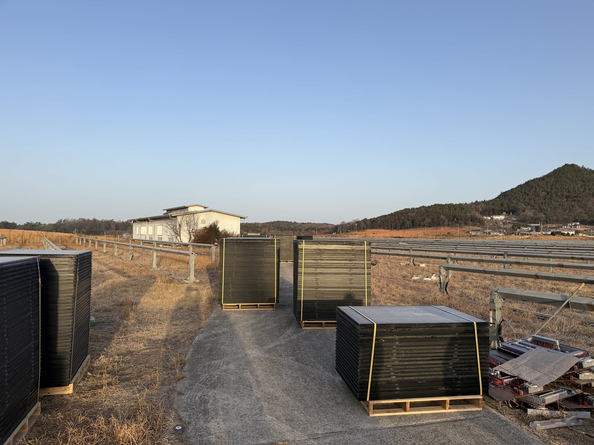 전남 영암 월평리 180W → LG 720W 리파워링 폐자재 처리 1
